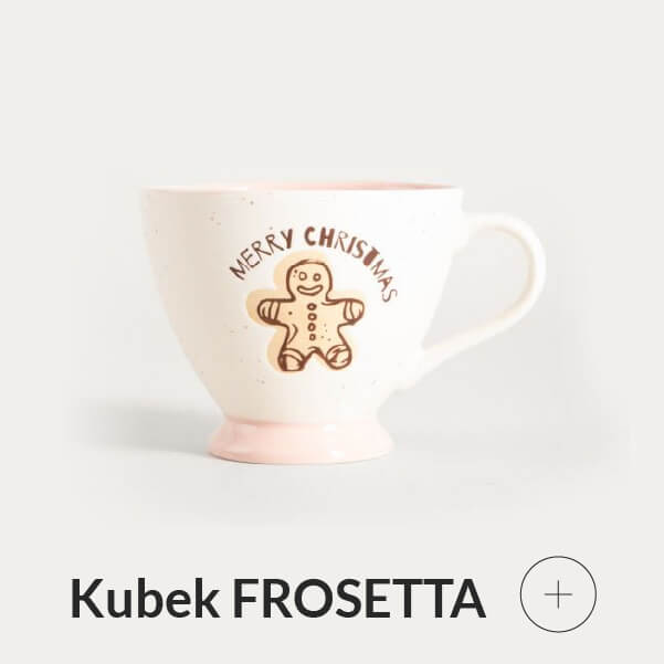 Kubek świąteczny z piernikowym ludzikiem