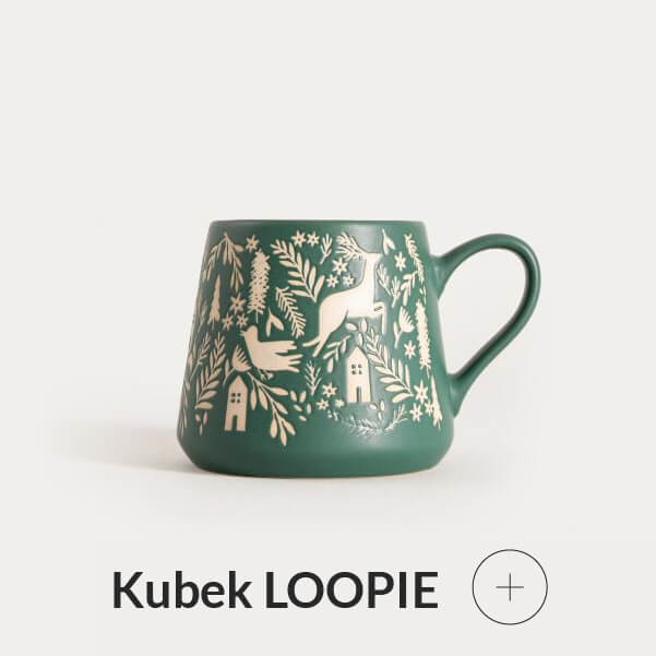Kubek świąteczny zielony
