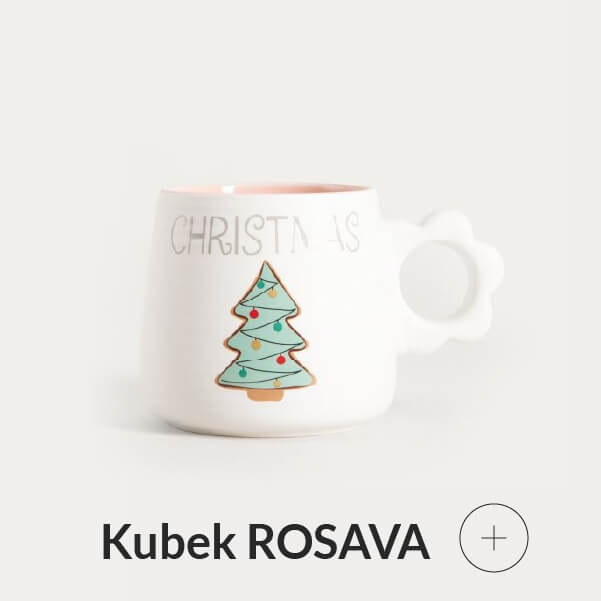 Kubek świąteczny z choinką