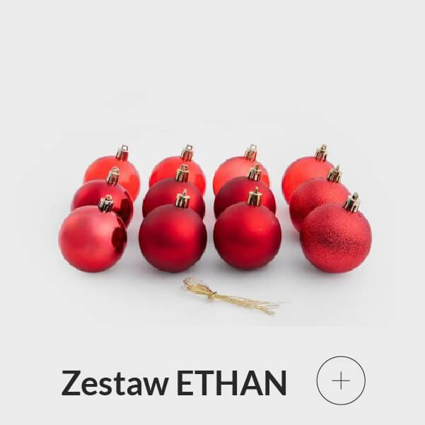 Bombki choinkowe czerwone