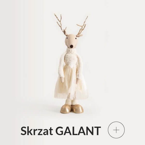 ozdoby świąteczne glamour_skrzat świąteczny renifer