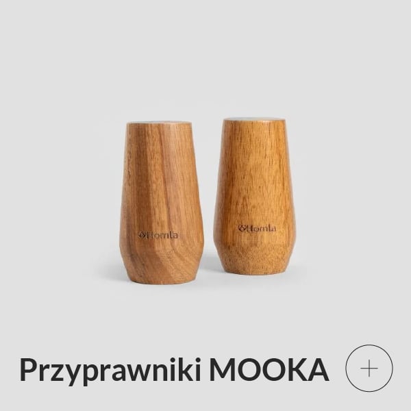 przyprawniki na sól i pieprz