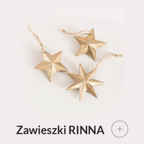 zawieszki na choinkę złote gwiazdki