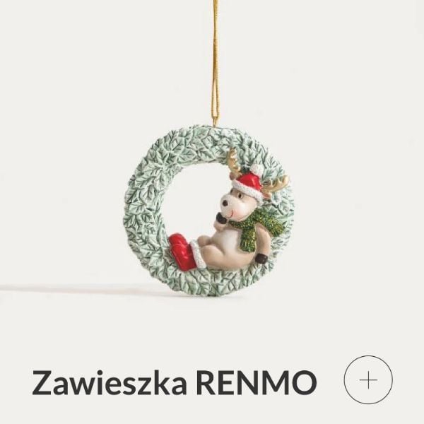 Zawieszka na choinkę renifer