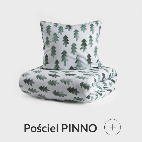 Pościel świąteczna w choinki