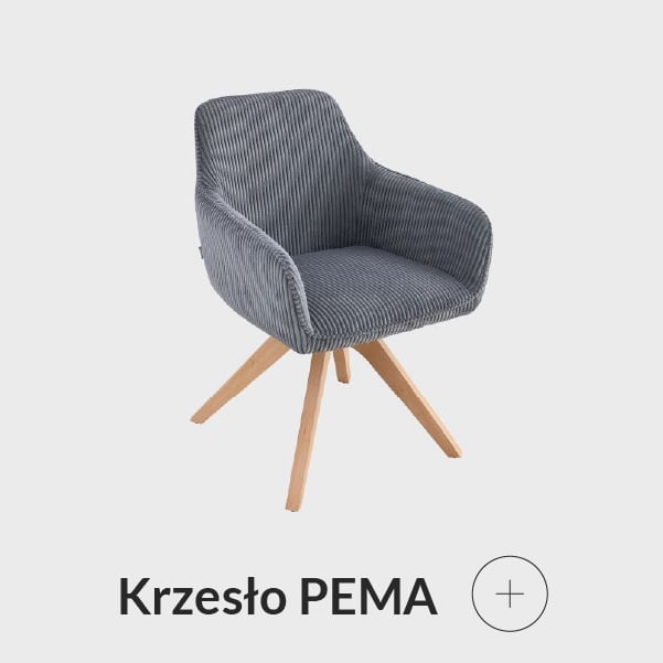 Krzesło obrotowe sztruksowe szare