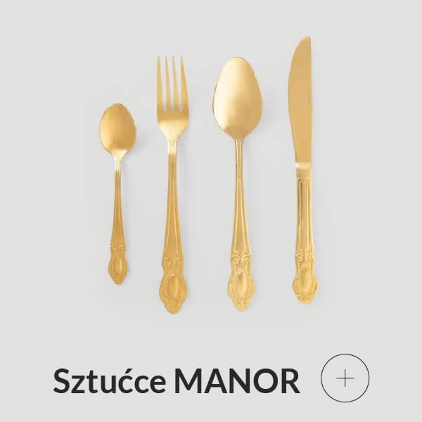 Sztućce złote