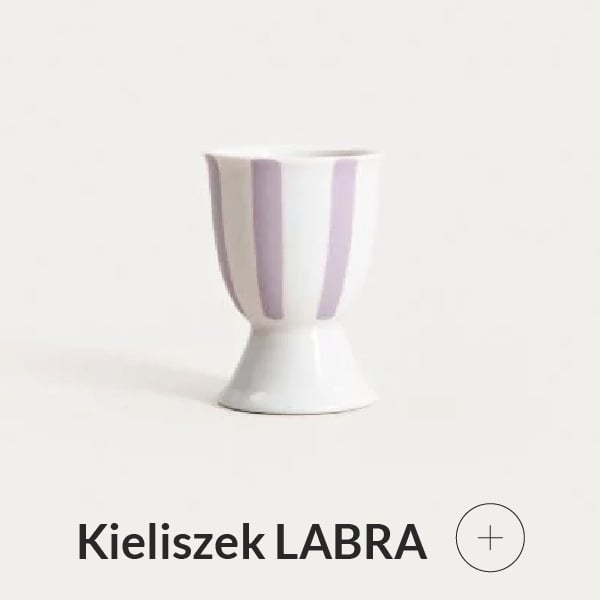 Kieliszek na jajko wielkanocny fioletowy