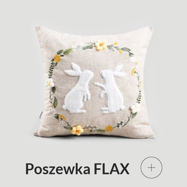 Poszewka wielkanocna z aplikacją