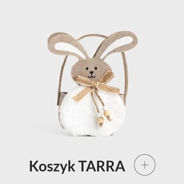 Koszyk wielkanocny zajączek