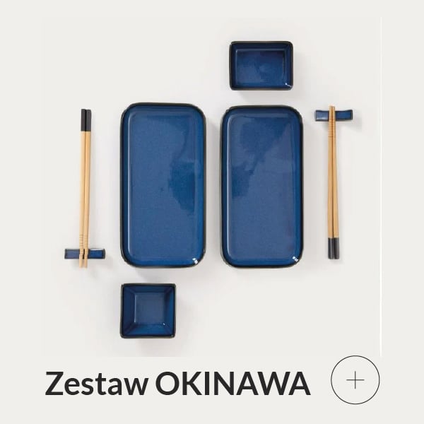 Zestaw do sushi granatowy