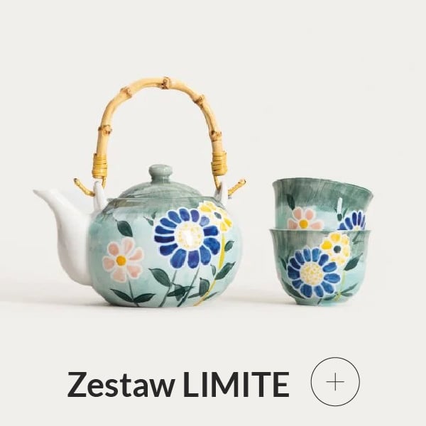 Zestaw do herbaty zielony
