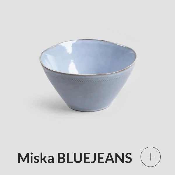 Miska na ramen błękitna