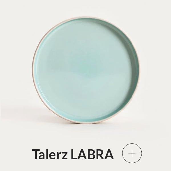 Talerz błękitny