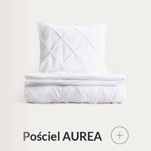 Pościel perkalowa biała z przeszyciami