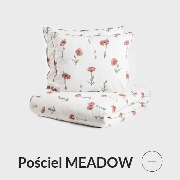 Pościel bawełniana w maki