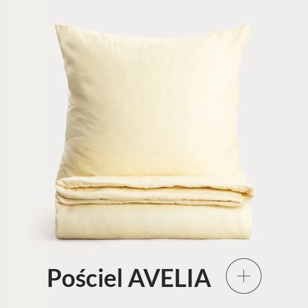 Pościel satynowa żółta