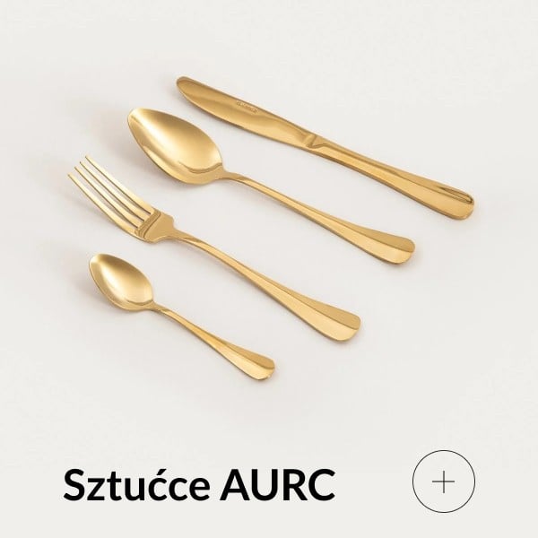 Sztućce złote