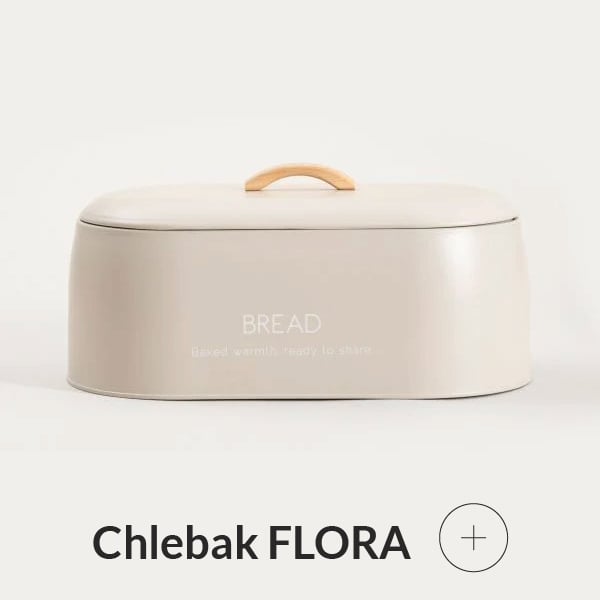 Chlebak metalowy z pokrywką