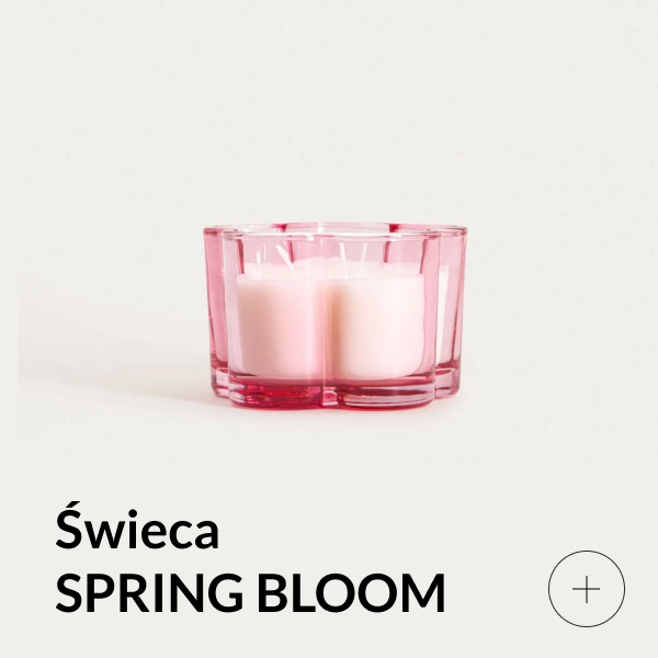 Świeca zapachowa różowa