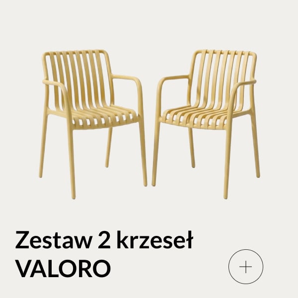 Zestaw krzeseł ogrodowych
