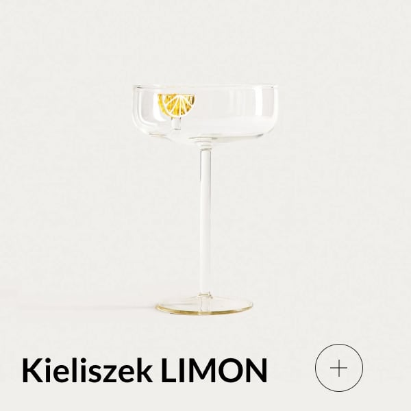 Kieliszek z cytryną