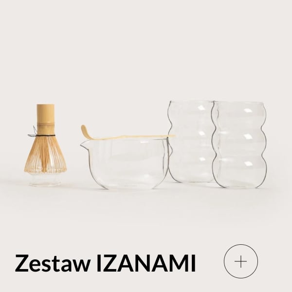 Zestaw do matchy szklany
