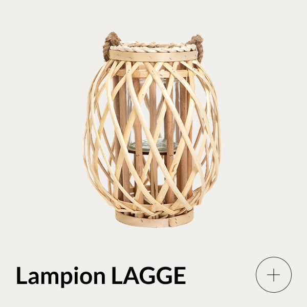 lampion pleciony naturalny