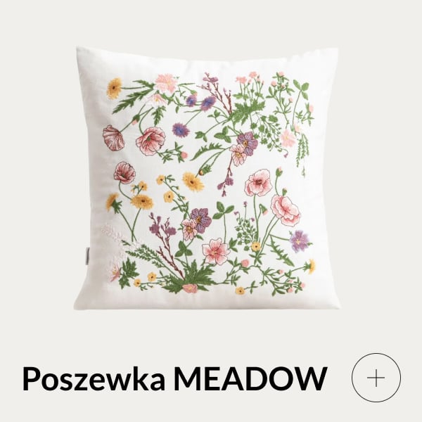 poduszka w kwiaty MEADOW FLOWERS