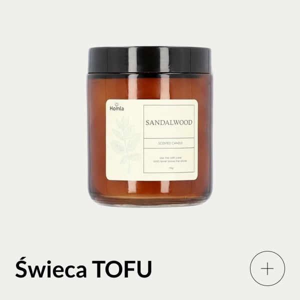 Świeca zapachowa TOFU