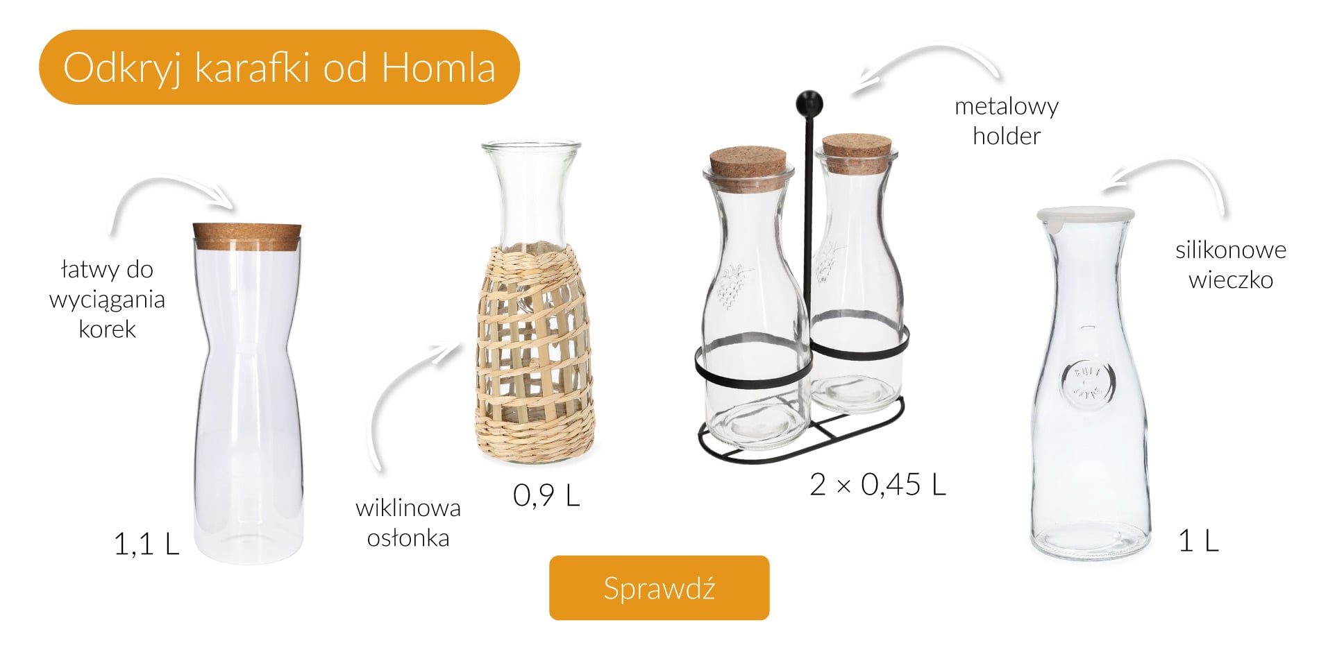 Karafki na wodę