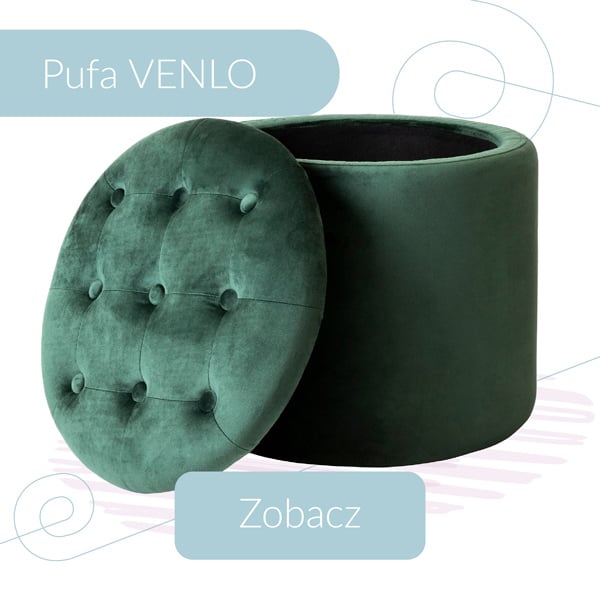Puf zielony