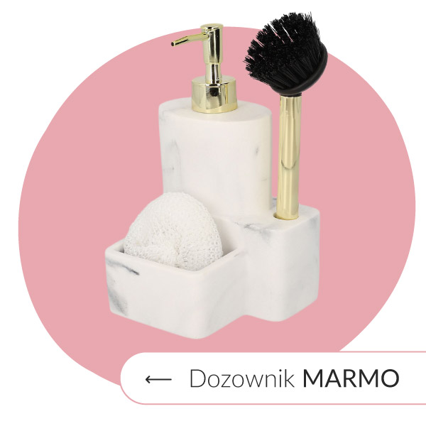 Dozownik do łazienki marmurowy
