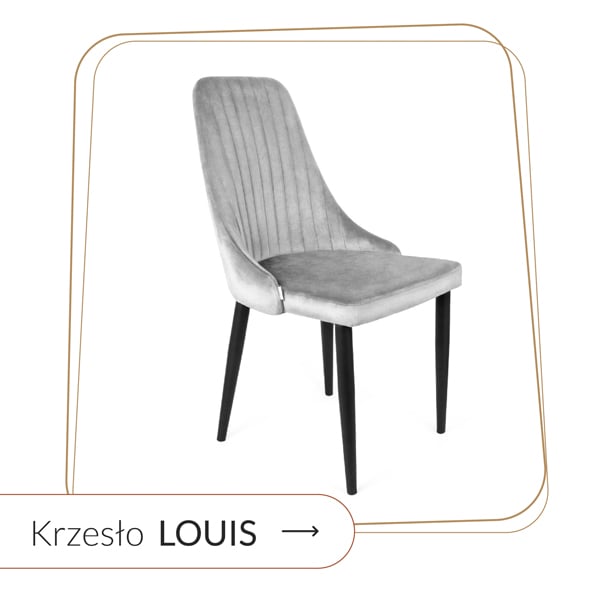 krzesło szare