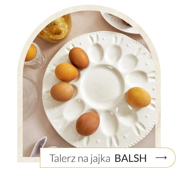 patera na jajka biała
