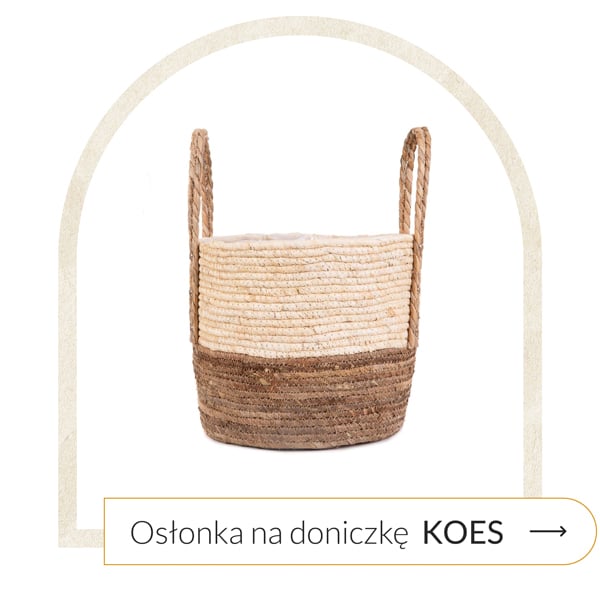 osłonka doniczki naturalna