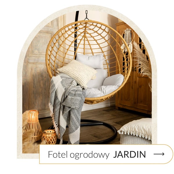 Fotel ogrodowy na stelażu