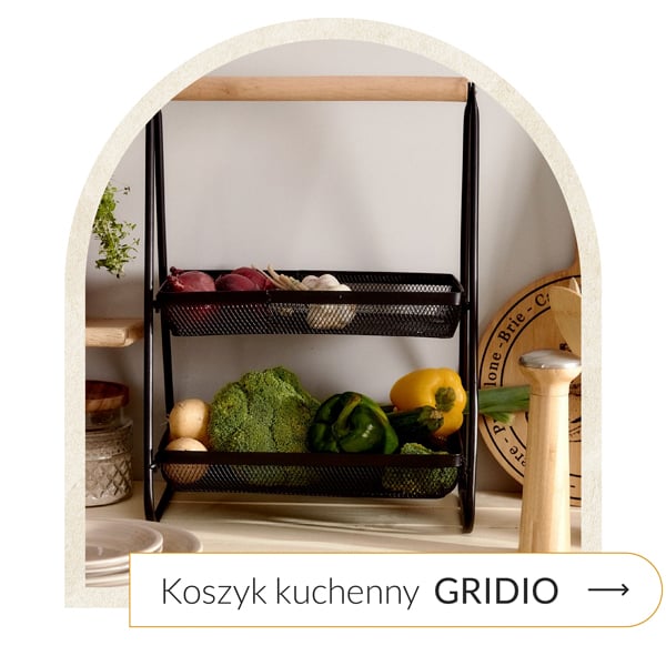 koszyk kuchenny dwupiętrowy