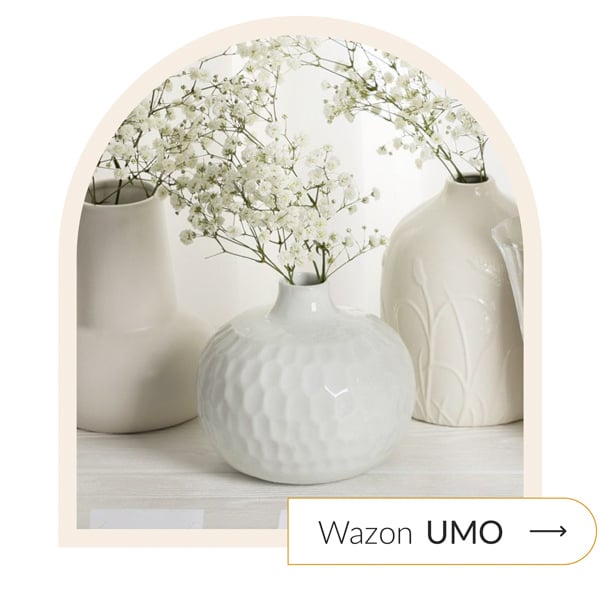wazon biały