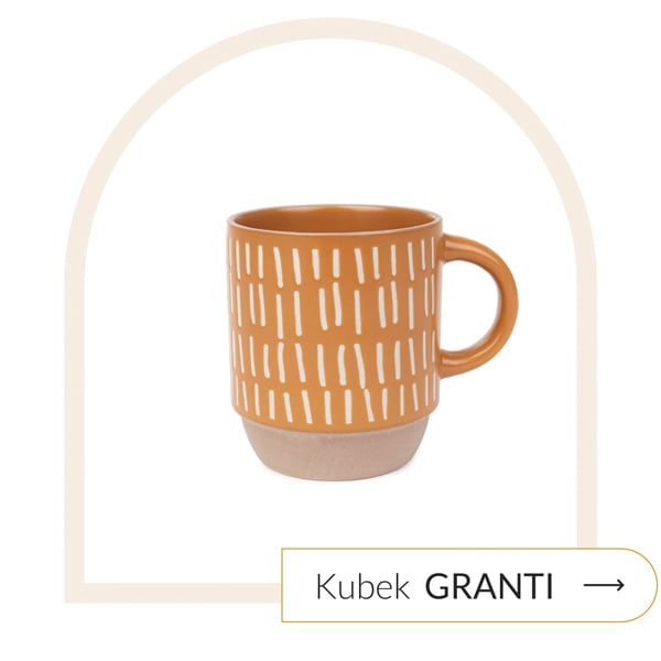 kubek z kamionki ceglany