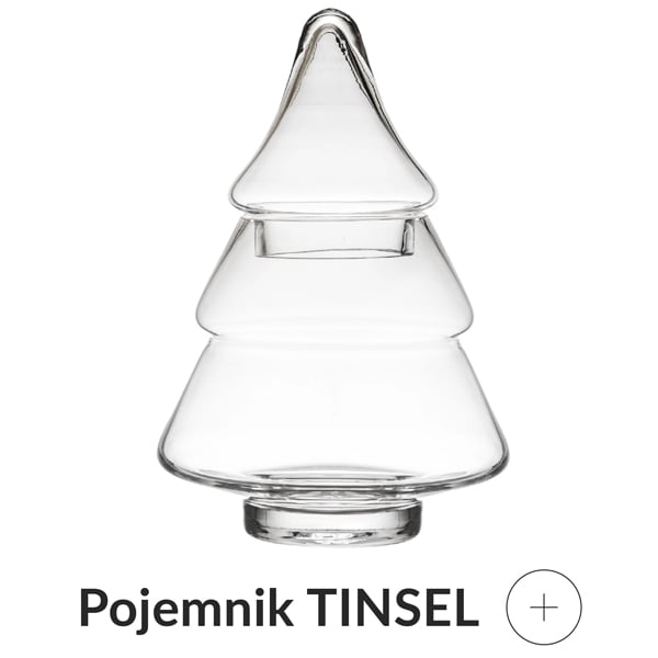 pojemnik szklany choinka