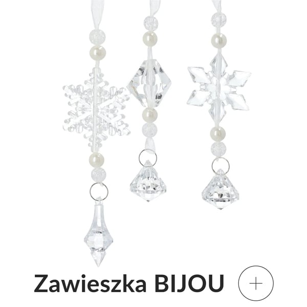 zawieszki na choinkę kryształowe