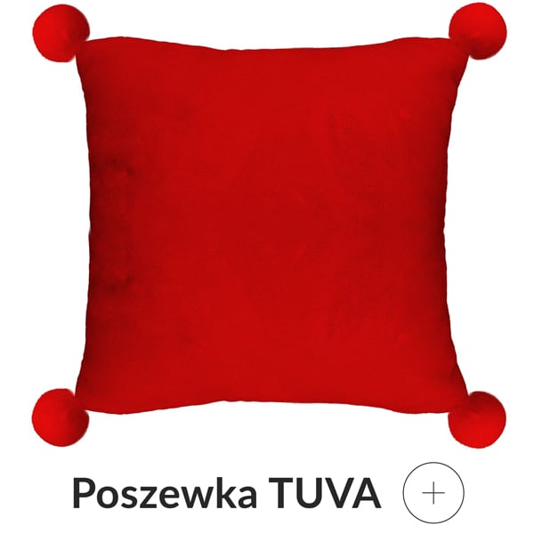 poszewka świąteczna czerwona