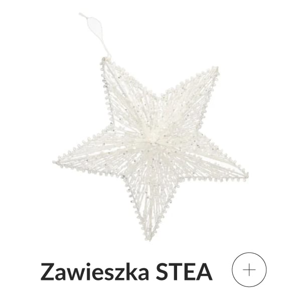zawieszka na choinkę gwiazda