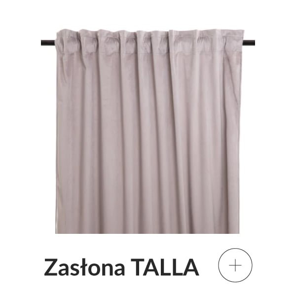 Zasłona szara welwetowa
