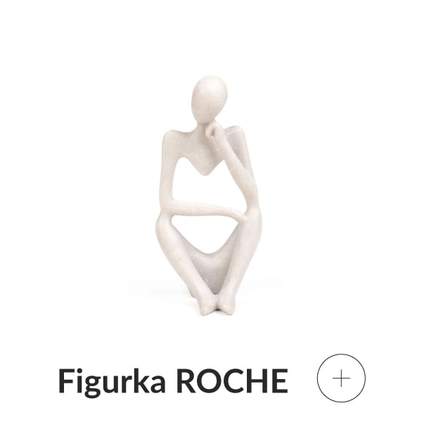 Dekoracja stojąca figurka japandi