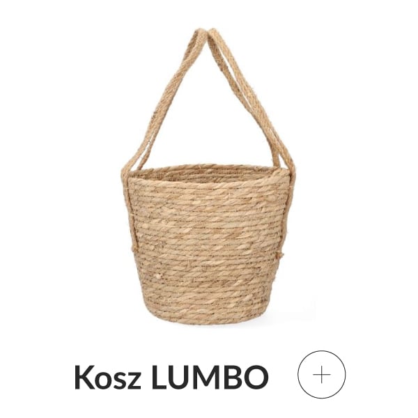 Kosz z trawy morskiej