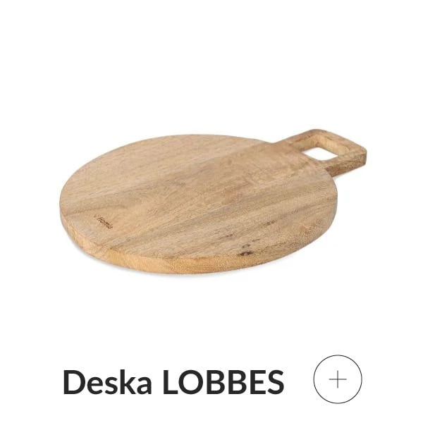 Deska kuchenna drewniana okrągła