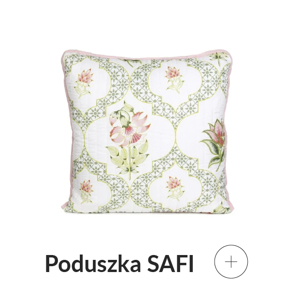 Poduszka dekoracyjna w kwiaty