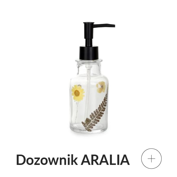 Dozownik do mydła w kwiaty